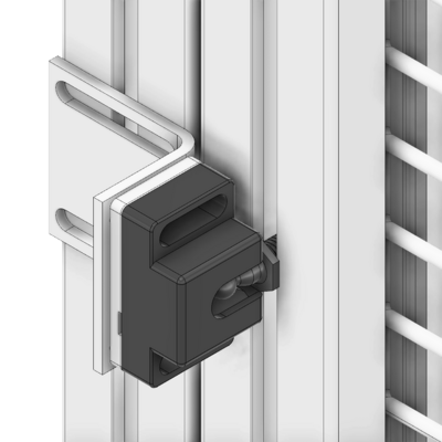 52-100-1 MODULAR SOLUTIONS PART<br>BALL CATCH SINGLE STUD PLASTC